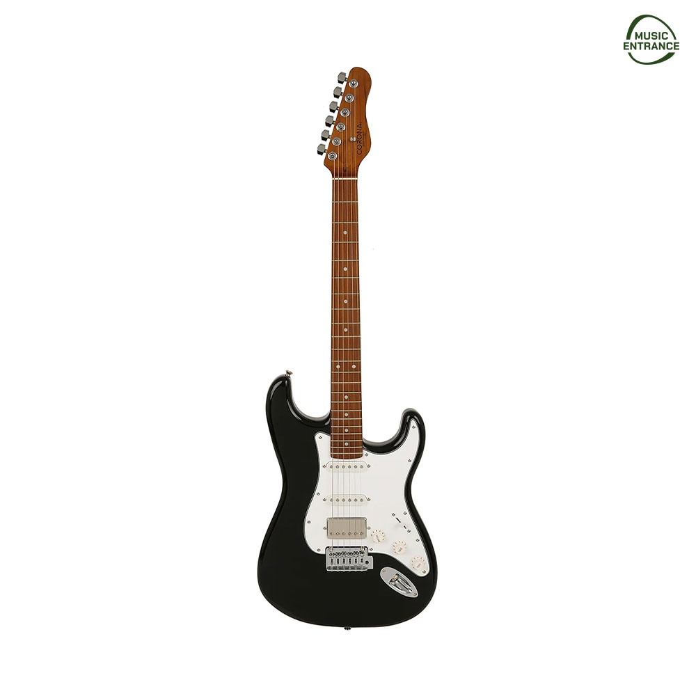 Corona Guitars Standard Plus ST Traditional Series Black