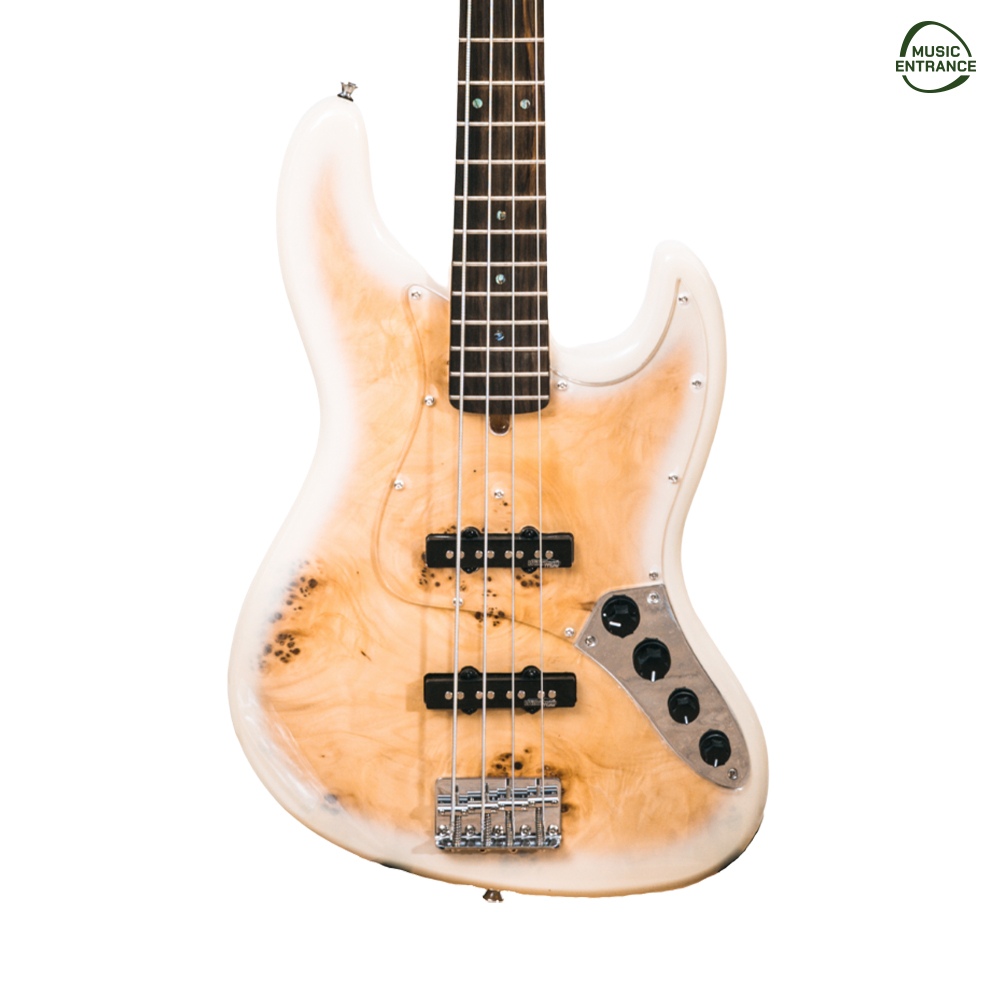 Dragon Jazz Bass Vintage White