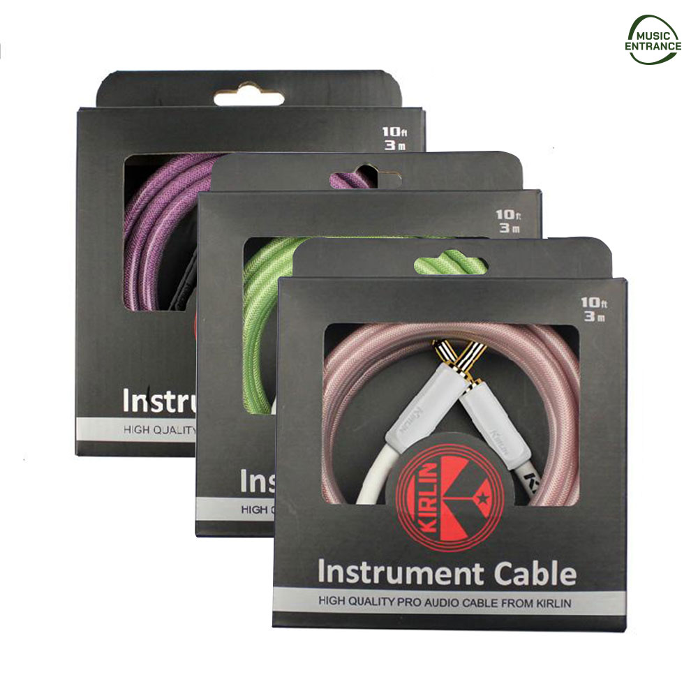 Kirlin IPW-201WEG Premium PVC+Woven Instrument Cable