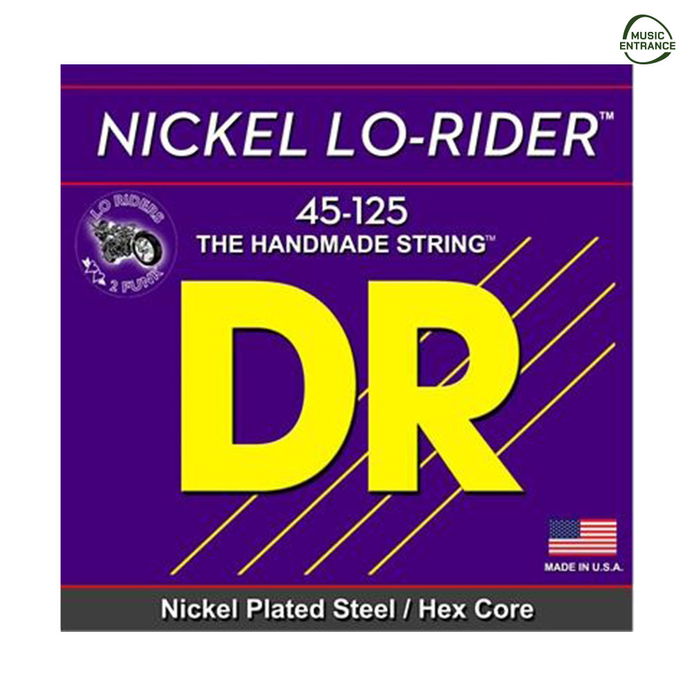 DR Strings Nickel Lo-Rider : 45-125